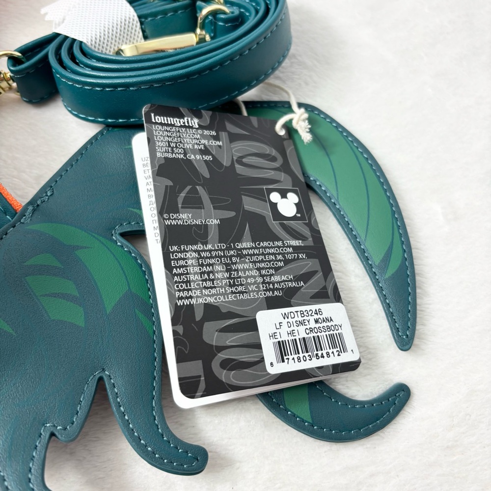 Loungefly Disney Moana Hei Hei crossbody Bag -NEW - Picture 10 of 12